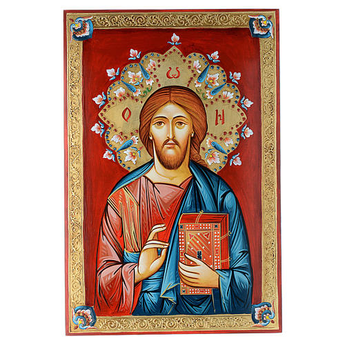 Ikona malowana ręcznie Pantokrator 40x60 cm 1