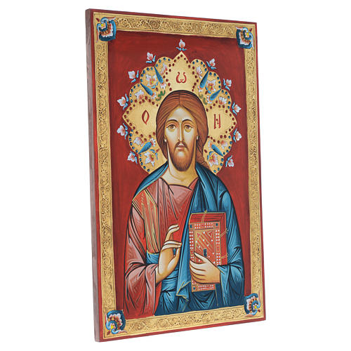 Ícone pintado à mão Pantocrator 40x60 cm 2