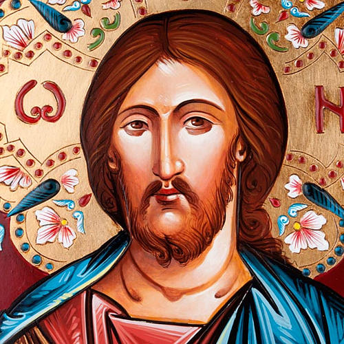 Ikona ręcznie malowana Pantokrator 4