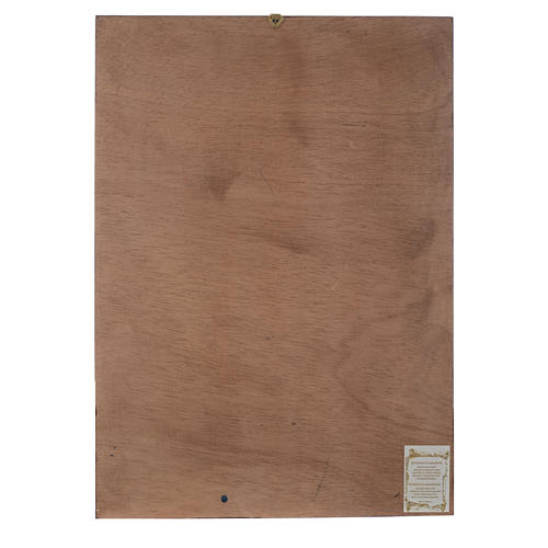 Icona Romania Vergine Odigitria decori 70x50 cm dipinta 2