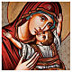 Rumänische Ikone Gottesmutter mit Kind, Hodegetria, handgemalt, 70x50 cm s2