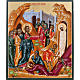 Icono ruso Resurrección de Lázaro 22 x 27 cm. s1