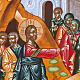 Icono ruso Resurrección de Lázaro 22 x 27 cm. s2