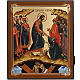 Icona Discesa agli Inferi dipinta a mano Russia 22x27 cm s1
