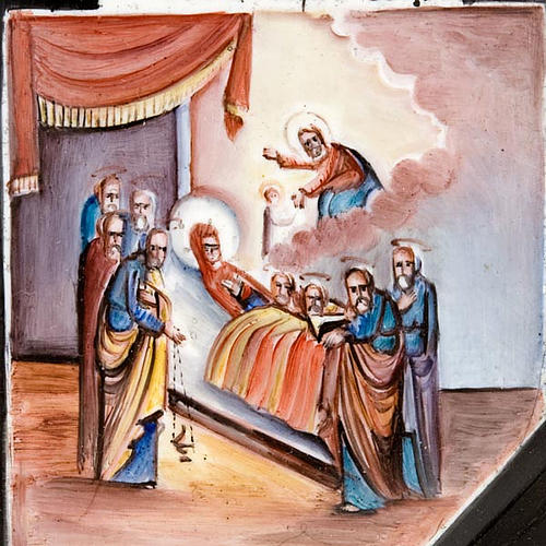 Icona russa "12 feste dell'anno liturgico" Finift XX secolo 4