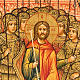 Ikona prawosławna 'Upokorzenie Jezusa' Rosja malowana s2