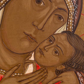 Icone Russia dipinte: icona Russa Madre di Dio di Korsun 20x17 cm