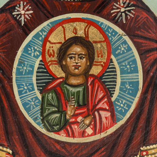 Ícone Russo Pintado Nossa Senhora do Sinal 18x12 cm 3