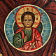 Icona Russia dipinta Madonna del Segno 20x17 cm s3