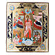 Icona russa Angelo Custode dipinta su tavola antica s1