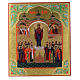 Pokrov antique icon, restored 30x25cm XX century s1