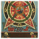 Icona russa tavola antica Occhio Onniveggente epoca zarista 40x30 cm Restaurata s3