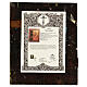Ícone russo restaurado Alegria Inesperada madeira antiga XIX século 35x29 cm s4