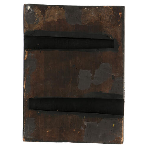 Madre di Dio Smolensk Russia icona antica XIX sec restaurata 35x25 5