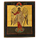 Russian icon of the Guardian Angel, painted on an old board, 14x12 in s1