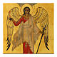 Russian icon of the Guardian Angel, painted on an old board, 14x12 in s2