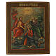 Icono Coronación de la Virgen pintado 800 restaurado siglo XXI Rusia antiguo 31x26 cm s1