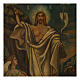 Icône Résurrection de Christ Russie XIXe s. restaurée au XXIe 40x32 cm s2