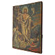 Icon Resurrection of Christ Russia 19th century restored 21st century 40x32 cm s3