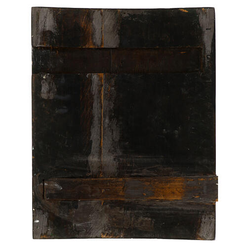 Antique quadripartite Marian icon, Russia, 19th century, restored, 17x14 in 4