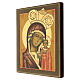 Icona russa Madonna di Kazan moderna 31x27 cm s3