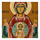 Icona russa moderna Madonna del segno 31x27 cm s2