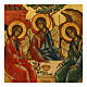 Russian icon of the Holy Trinity with modern angels, 12x11 in s2