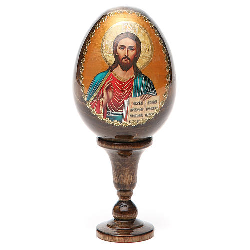 Christ Pantocrator egg icon printed 1