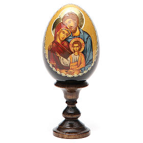Holy Family egg icon printed