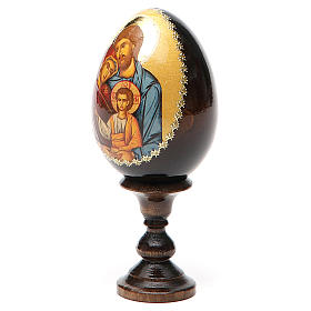 Holy Family egg icon printed
