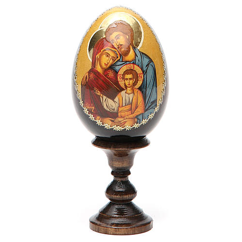 Holy Family egg icon printed 1
