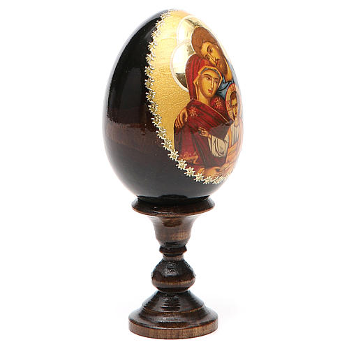 Holy Family egg icon printed 4