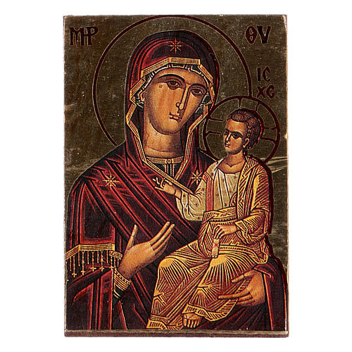 Ikona drukowana Maria z Dzieciątkiem 1