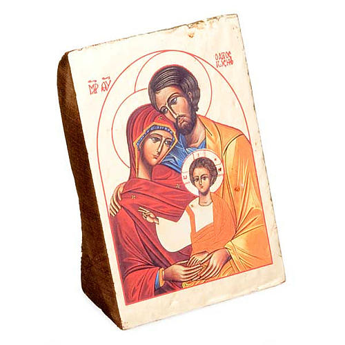 Gedruckte Ikone der heiligen Familie 1