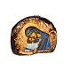 Gedruckte Ikone Stein Jesus und Maria s3