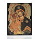 Ikone mit Druck Madonna der Zärtlichkeit auf Holztafel s1
