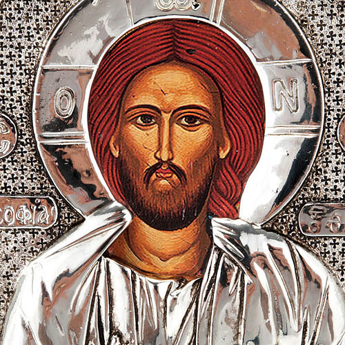 Tischikone mit Druck Christus Pantokrator 2