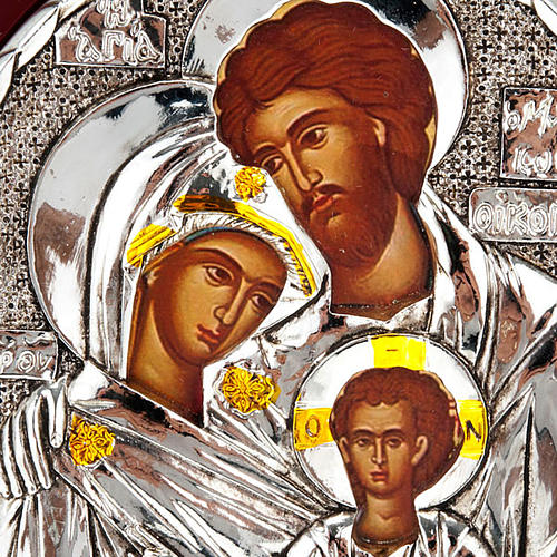Ikona z nadrukiem Świętej Rodziny stojąca 2