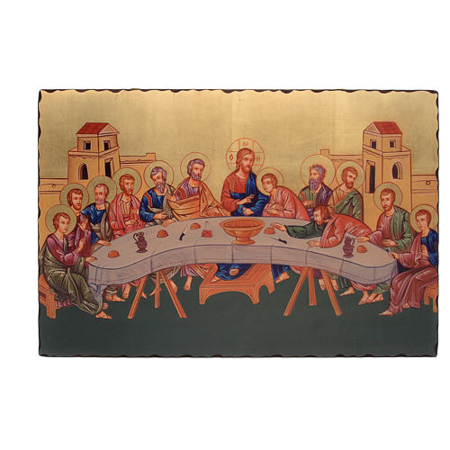 Silk-screened icon The Last Supper 60x40 cm 1