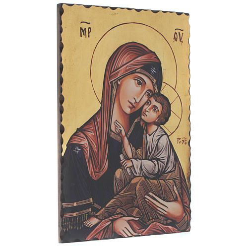 Ícone serigrafia Mãe de Deus Odighitria 60x40 cm 2