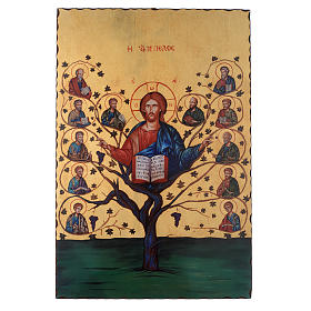 Silk-screened icon The Tree of Life 60x40 cm