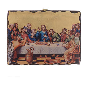 Silk-screened icon Last Supper 18x14 cm