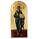 Ícone russo Cristo Pantocrator serigrafia 120x50 cm s1