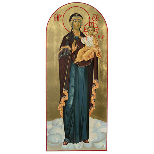 Icône russe Notre-Dame de Smolensk sérigraphie 120x50 cm 1