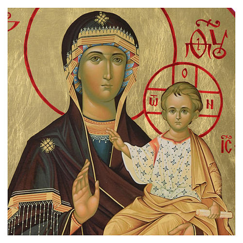 Icône russe Notre-Dame de Smolensk sérigraphie 120x50 cm 2