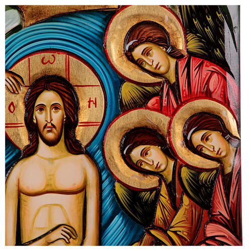 Baptism of Jesus icon, 45x120cm 4