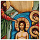 Ícono Bautismo de Jesús 45x120 cm s9