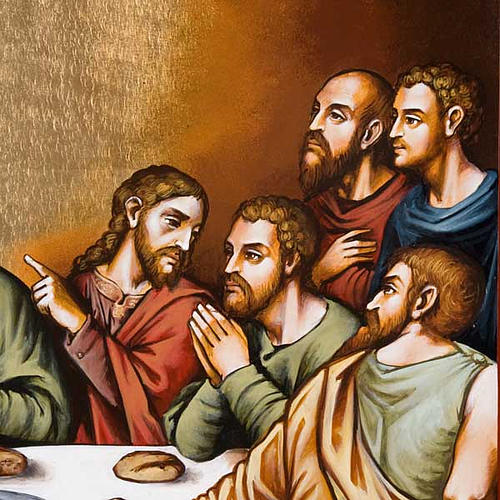 Last Supper Catholic icon 50x70cm, Romania 3