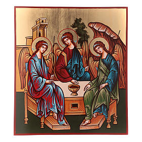 Icône sainte trinité 40x45 cm Roumanie