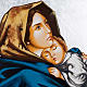 Ícono Virgen del Ferruzzi con decoraciones 40x60 cm s2